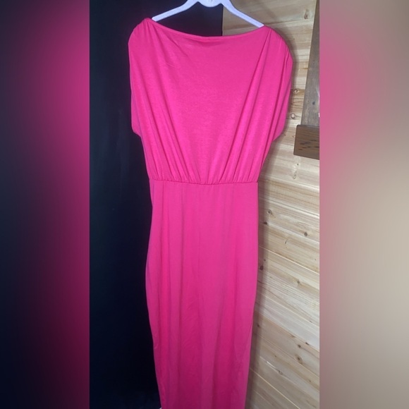 Prinbara Midi Slit Leg Dress Pinched Waist Size Small Formal Wedding Everyday - Picture 6 of 6